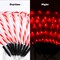 10PCS Christmas Candy Cane Pathway Lights, Red & White Striped LED Candy Cane Lights with Stakes, Outdoor Indoor Holiday Decor for Lawn, Walkway, Garden, Christmas Party Decoration